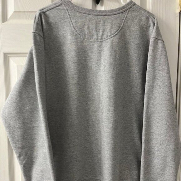 Unisex Size Large Champion Vintage 90s Gray Sweatshirt - Picture 2 of 8